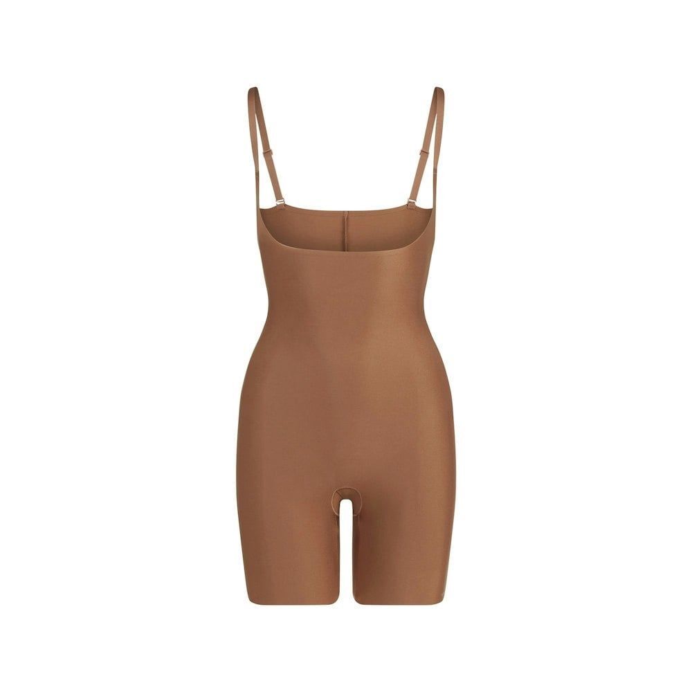SKIMS Body Core Sculpt Open Bust Mid Thigh Bodysuit Jasper large New with tags